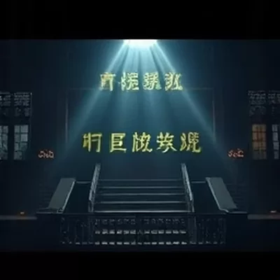 雾中列车封面：大雾里亮着车灯的绿皮列车