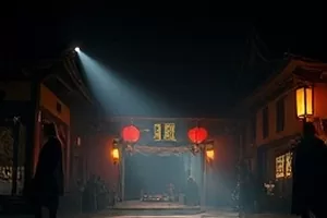潮汐档案幕后照：录音师在海边架设防风麦克风